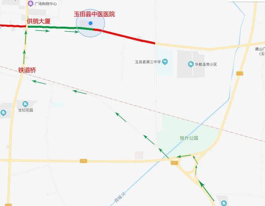 玉田兴玉南路模拟图图片