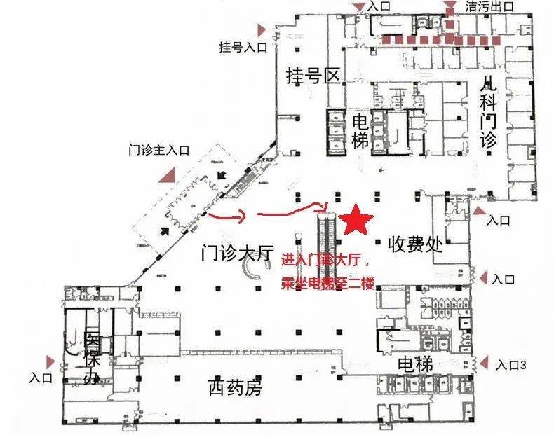 郑大一附院平面图图片