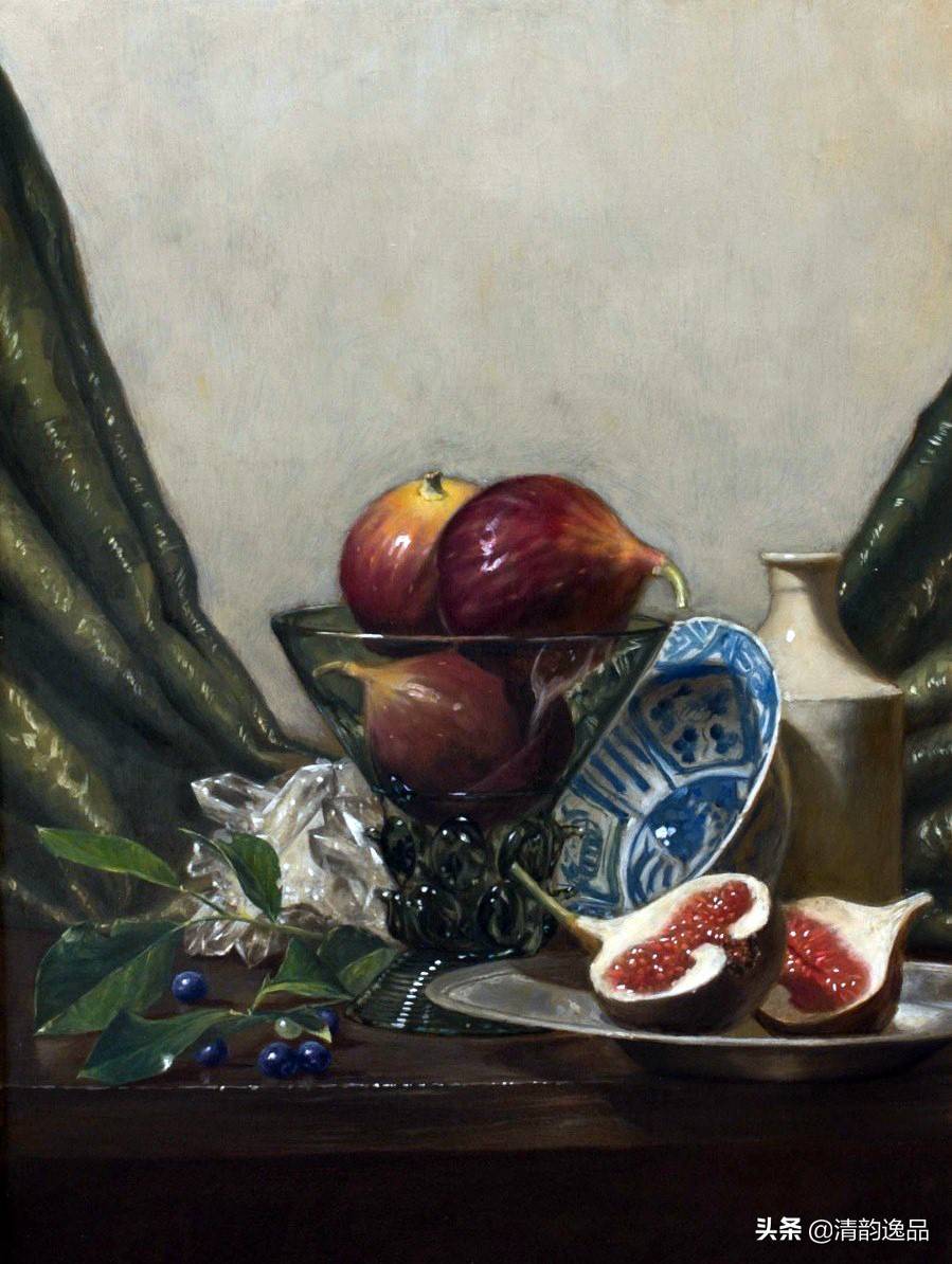 日本画家,鸟越一穂,油画作品欣赏