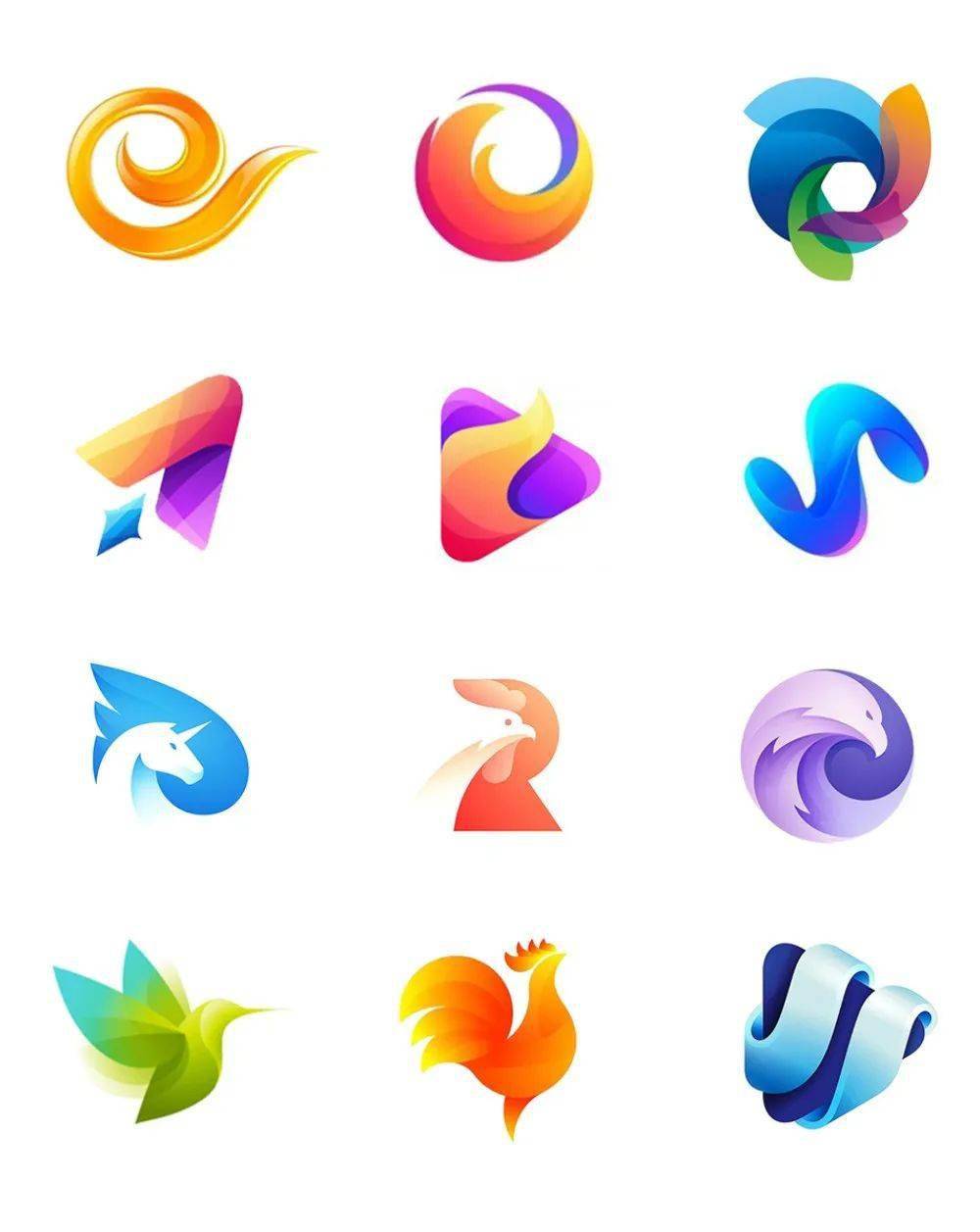 渐变色logo的9大技巧,从入门到放弃._标志