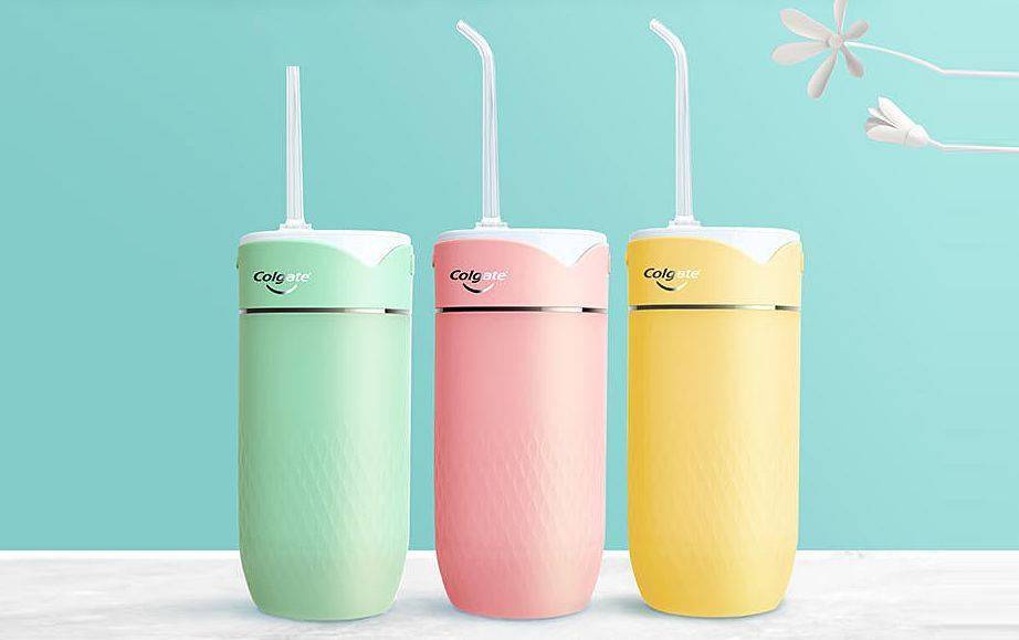 高露洁水牙线～便携,深入清洁牙缝,力度更科学,水槽容量更大!