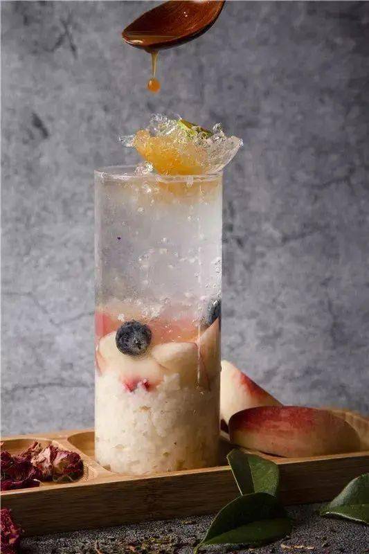 夏天的冰酒酿呀一想到你就让我快乐