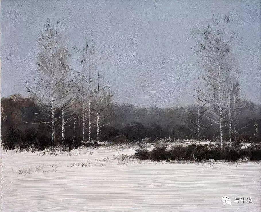 冷军风景写生作品