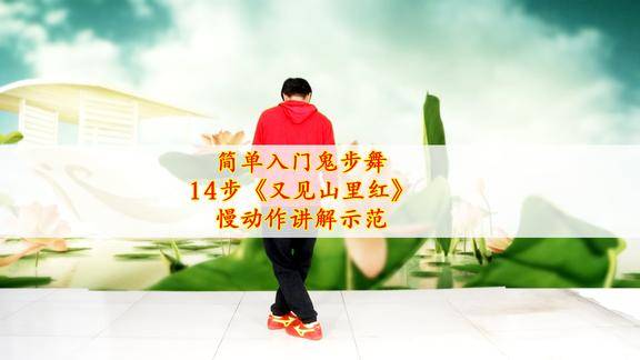 一分钟学会入门14步鬼步舞又见山里红简单好看零基础来