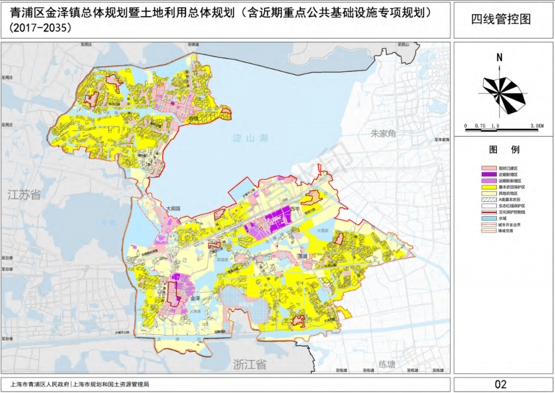 上海金泽镇地图图片
