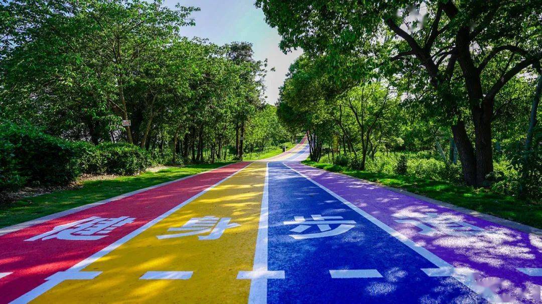 斗山彩虹步道▲ 斗山塘步道▲泉山文化公园一角的健身中心▲周家阁