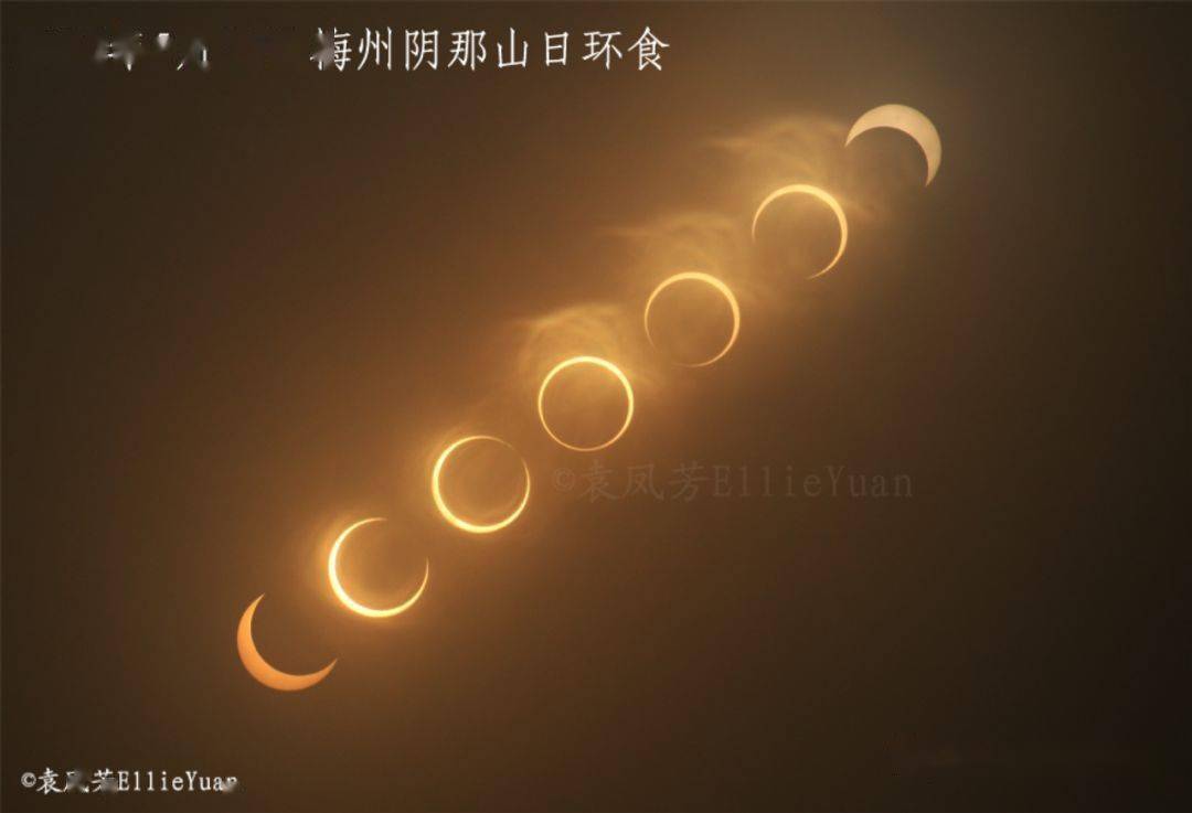今天,最好的礼物是和老爸一起看超级"金环日食"!阳江就在这个时间