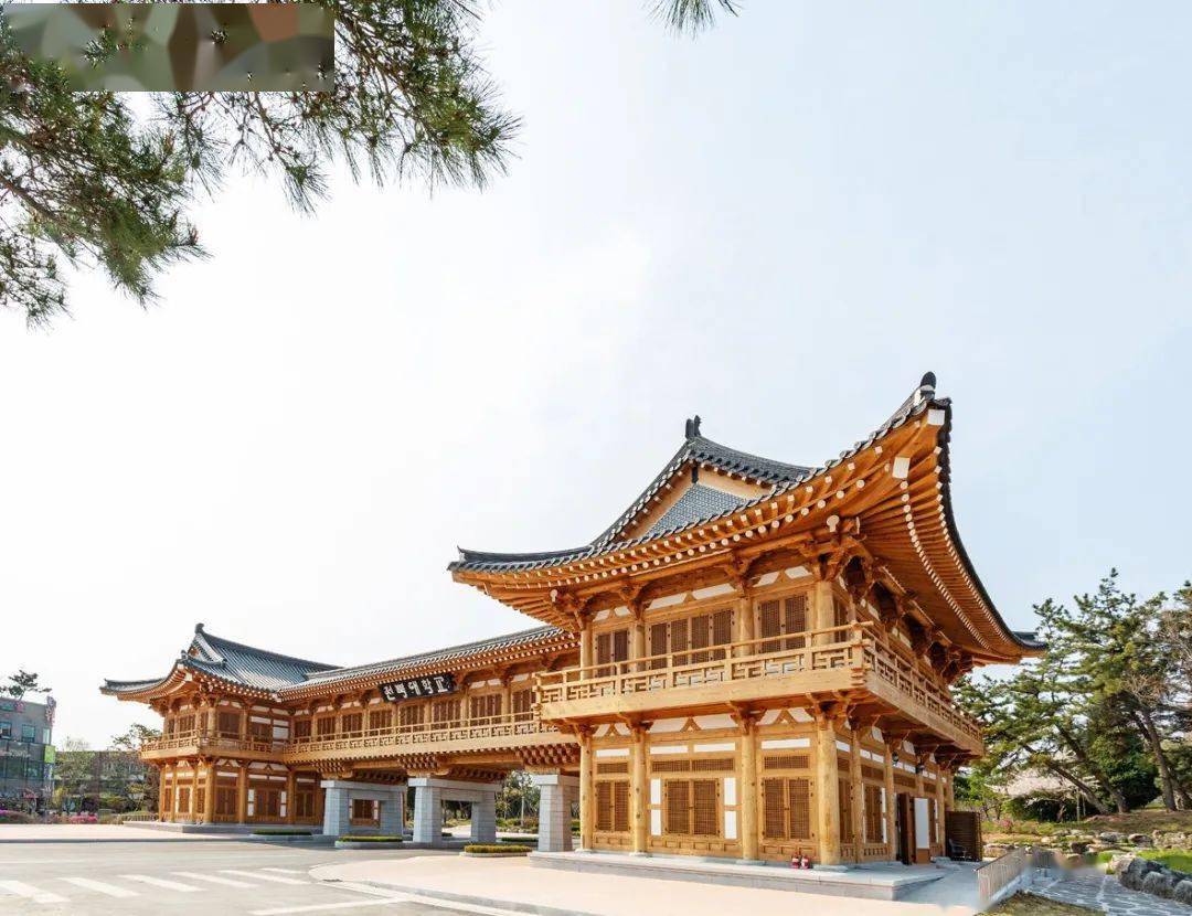 组图韩国全北大学韩屋风格建筑