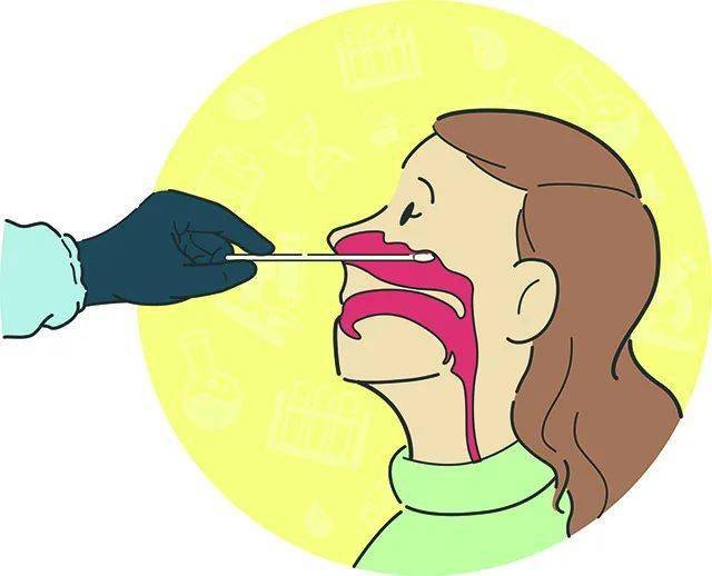 核酸检测鼻拭子表情包图片