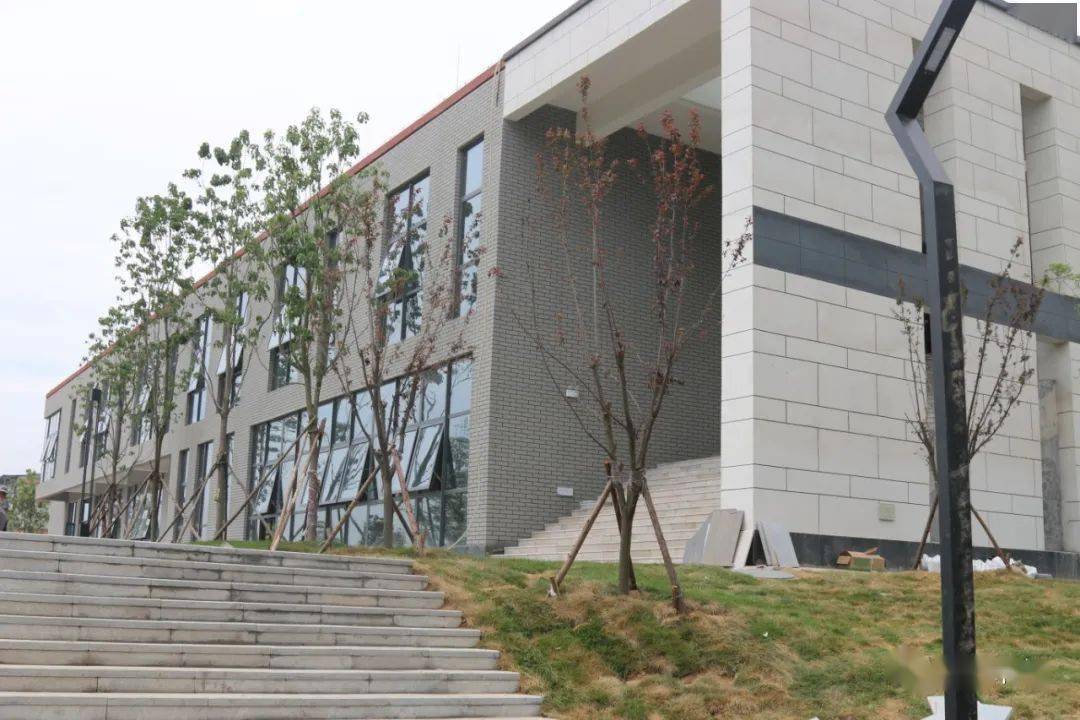 日照天立学校施工接近尾声 静待今秋顺利开学