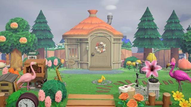 动物森友会:集中营也能有独立小院 森林小镇居民区