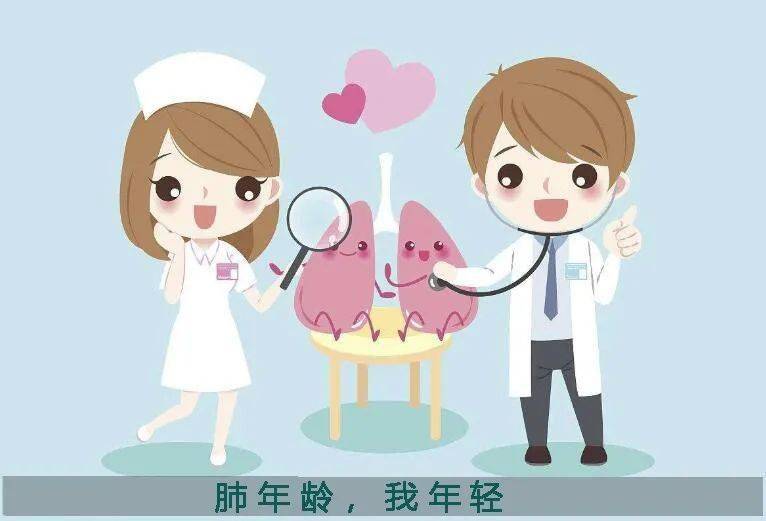 不冒昧地问一下您的肺年龄多大不知道吧来让省中肺功能室给您测一测