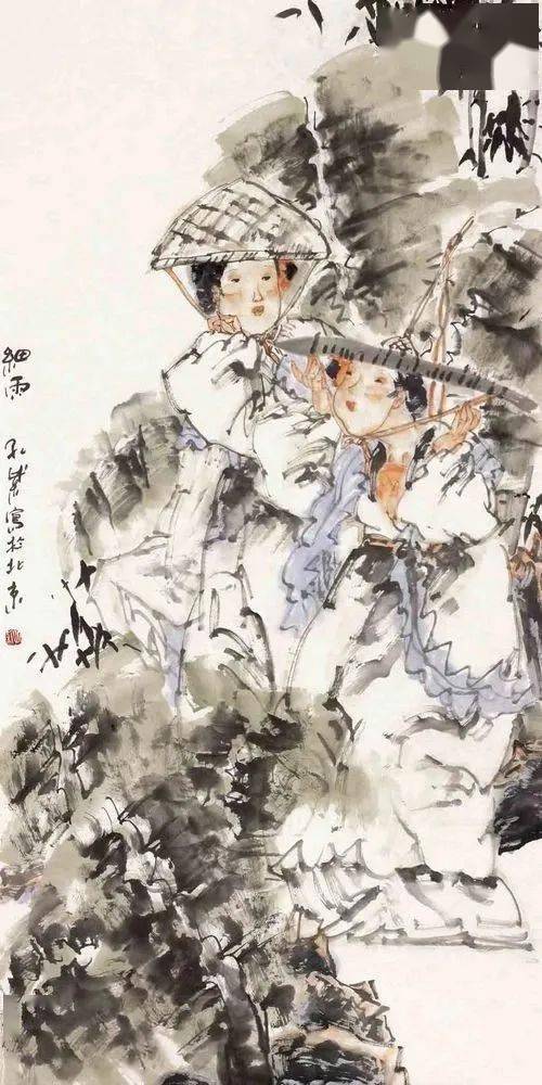 孔紫画画支撑起我有些胆怯的自信