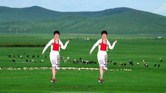 中国美草原美网络热门鬼步舞鬼步舞飞鱼九式