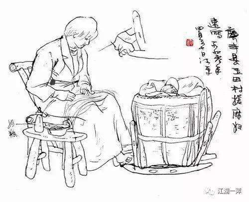 █ 广丰风情(江平速写画)