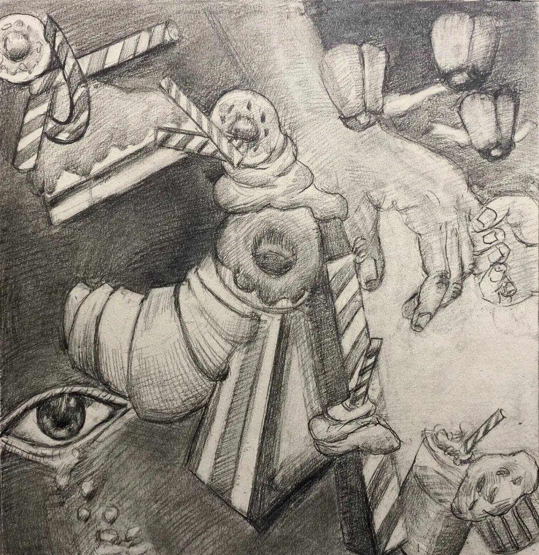 这些高中生的画,有没有让你闻到一丝自由的味道