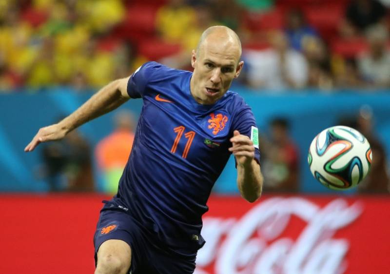 2014年,罗本出战巴西世界杯. 新华社发