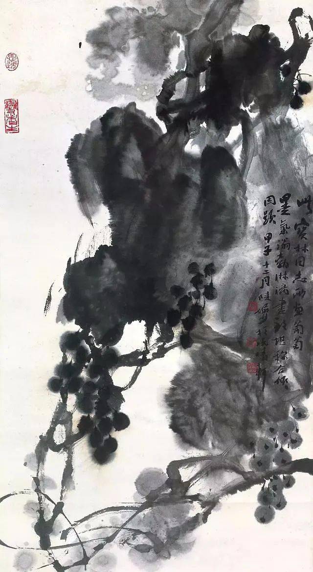 山水画家姜宝林画大写意瓜果也非常厉害