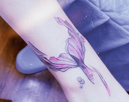 人鱼纹身---鱼尾