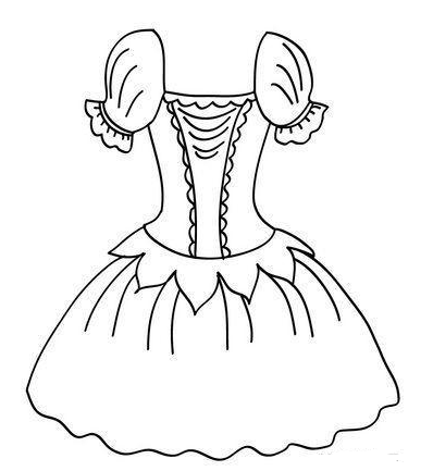 手绘服装设计衣服服装类素材