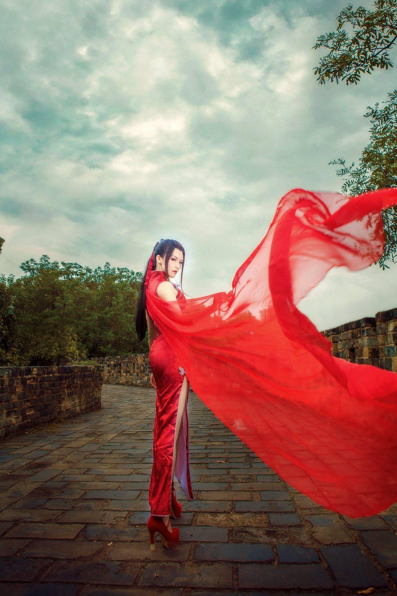 剑网三·天策同人旗袍x西装cosplay