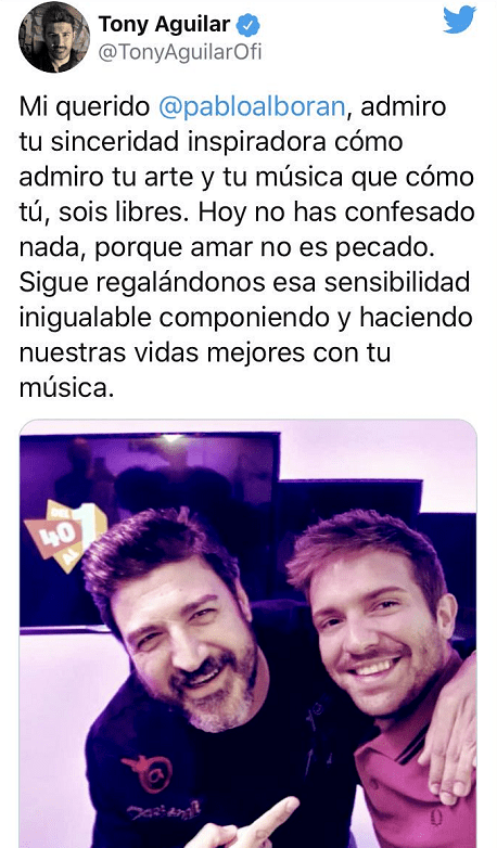 西班牙男神巴巴罗pabloalborán在ins公开性取向坦言出柜让他活得更