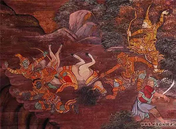 印度《罗摩衍那》壁画艺术(96张)