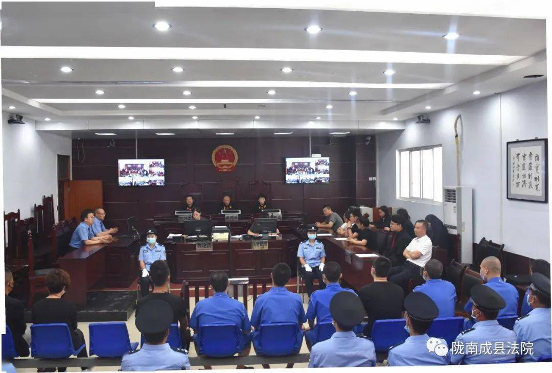 20人获刑成县法院对两起涉恶案件集中宣判