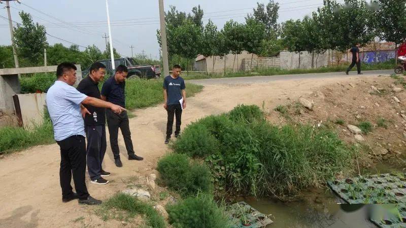 东营市生态环境局垦利区分局参加垦利区农村生活污水治理督查工作