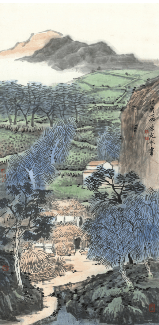 5a预告远方陈危冰田园山水画作品展