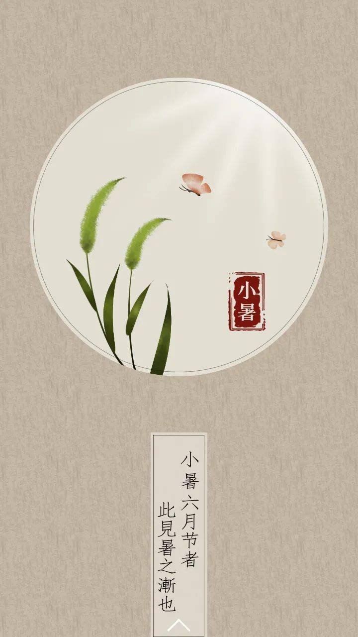 【明日小暑节气】