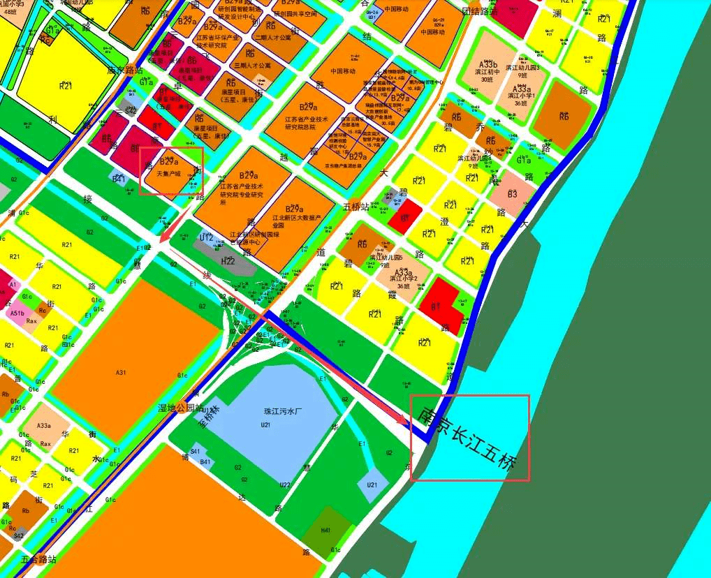南京江北新区规划总图图片