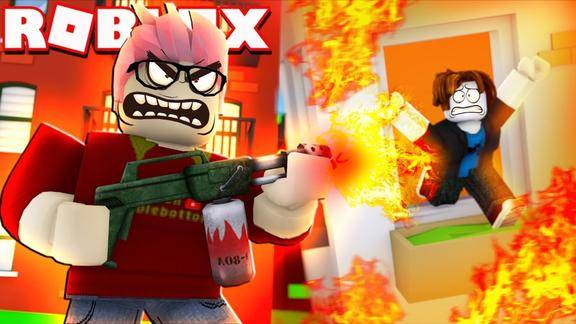 roblox喷火枪模拟器烧毁整个村庄大战巨型公鸡被虐惨了