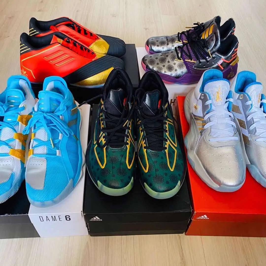 网友球鞋分享五虎上将全配色来了这期大神真多