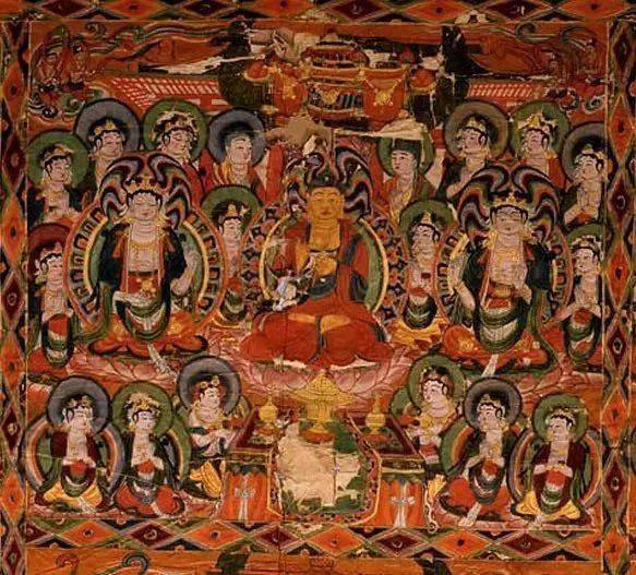 图说《华严经 敦煌绢画上的"七处九会"