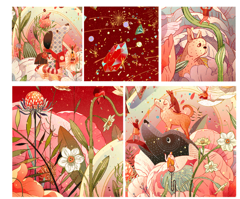 华人插画师丨170张倪传婧女神最新插画作品系列4,也太高级了吧【第150