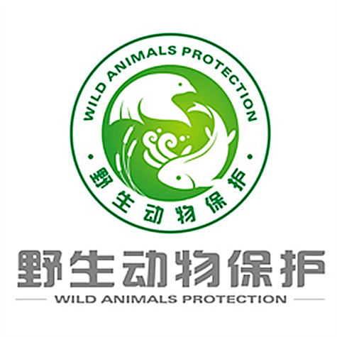 保护动物标志简约图片