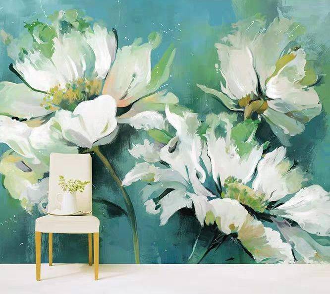 这才叫墙绘,你家那只是墙!_花就