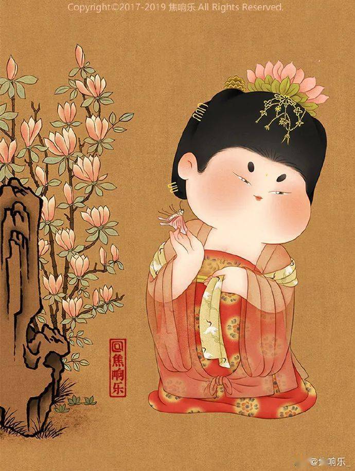 其实胖妹纸也很美她把周迅千寻画成肥嘟嘟美人萌爆全网被人民日报点名