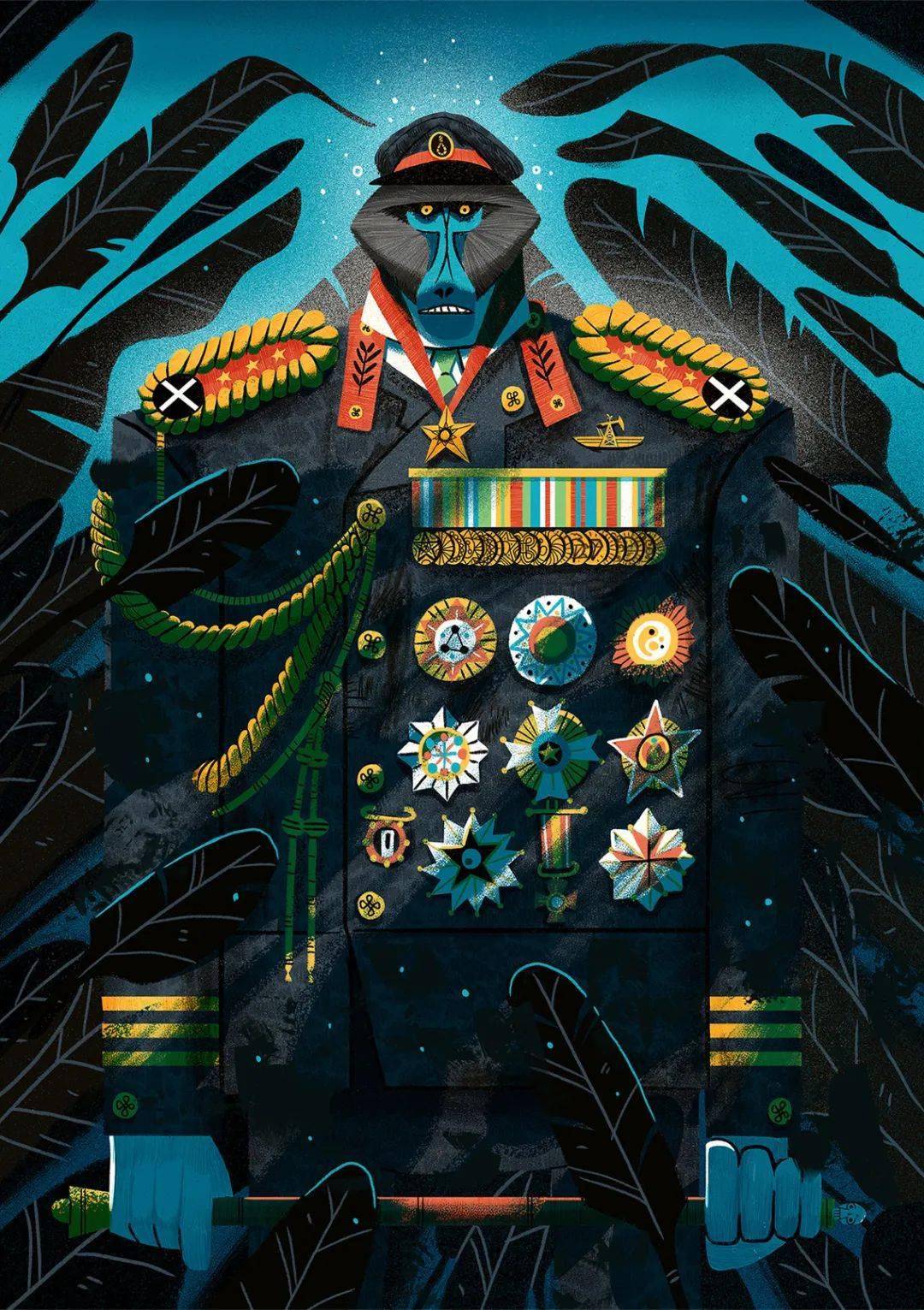 the monkey dictatordeutsche bahn magazineseasons greetings作品