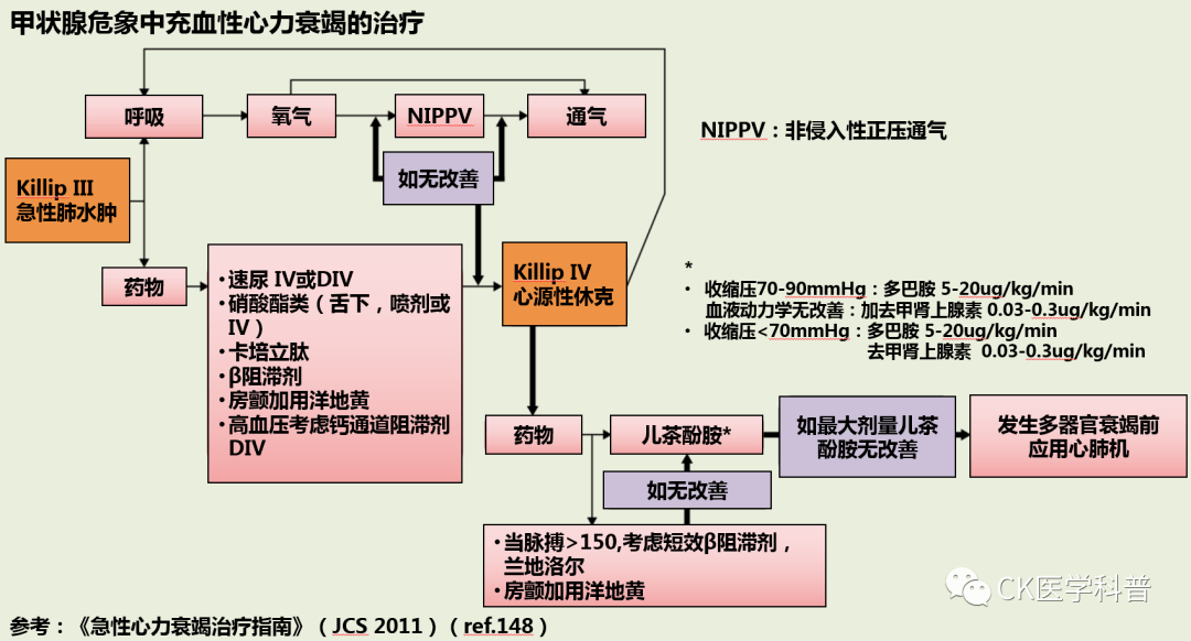 甲狀腺危象診斷和處理流程