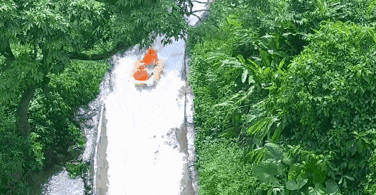 【1783一日游】7月18日 龙凤古镇 龙凤峡漂流,百米落差,瀑布漂流.