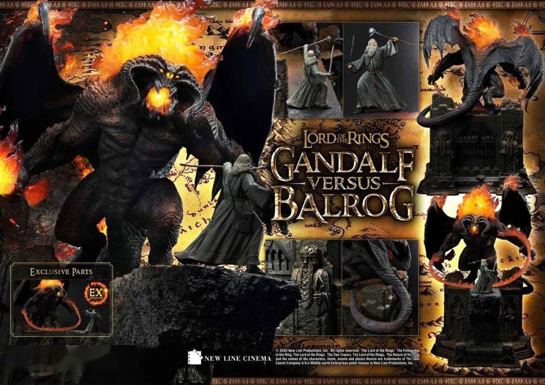 重现经典:p1s《指环王》甘道夫大战炎魔