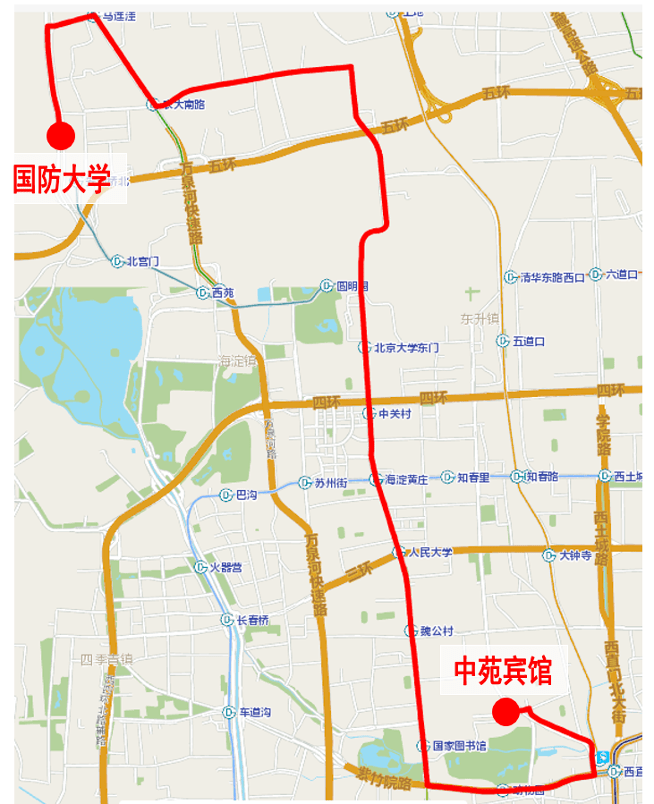 北京332路公交车路线图图片