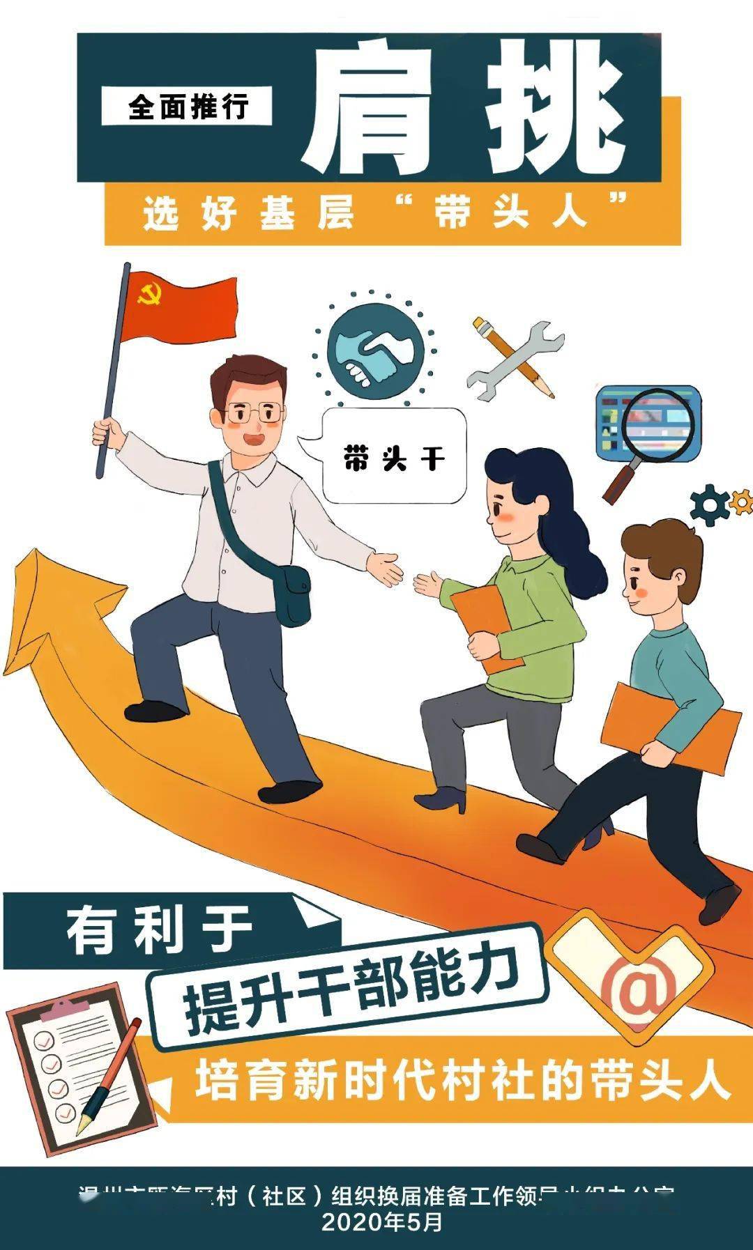 全面推行一肩挑选好基层带头人