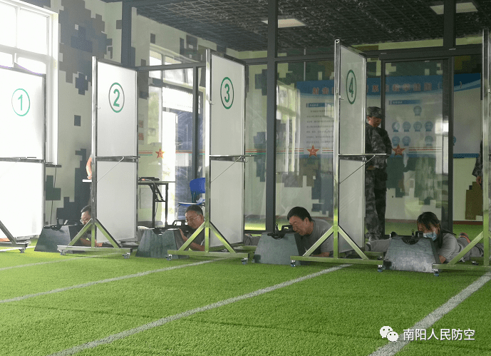南阳市人防办军事日训练这样开展
