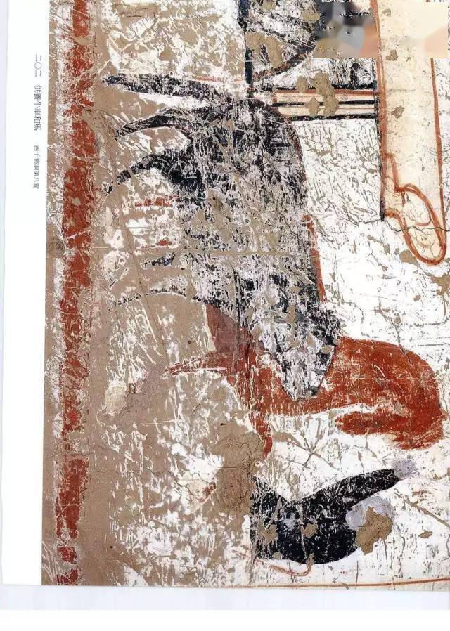 敦煌莫高窟北周时期的壁画,由于佛教盛行,佛教壁画艺术有了新发展.