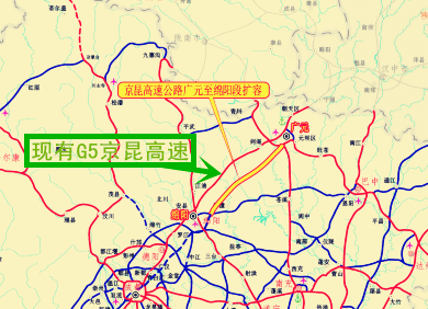 g5京昆高速绵阳至广元段4年扩容工程即将开始不经过江油