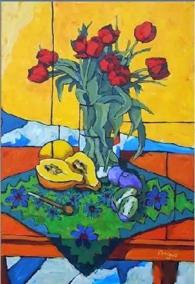 18张别具一格的色彩静物,原来除了"高考风"色彩,静物还可以这样画!