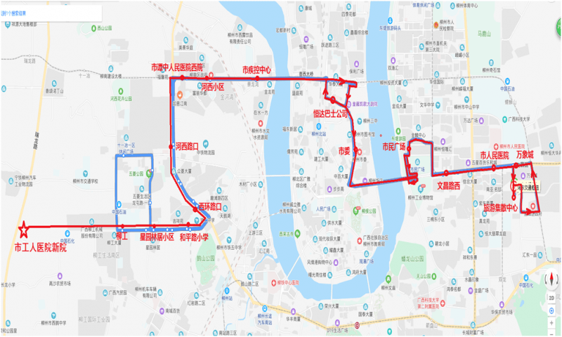 今天起柳州这3条公交线路免费坐还有5条线路改道